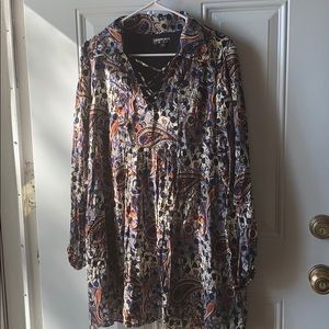 Collared shift dress